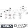 Bristan Sail 3 Hole Bath Filler Dimensions
